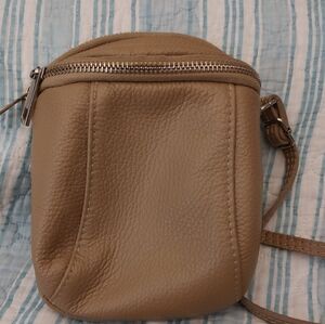 Borse In Pelle Leather Mini Crossbody Bag In Excellent Condition.